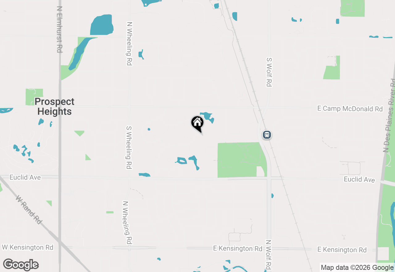Map of 193 Country Club Drive, Prospect Heights, IL 60070