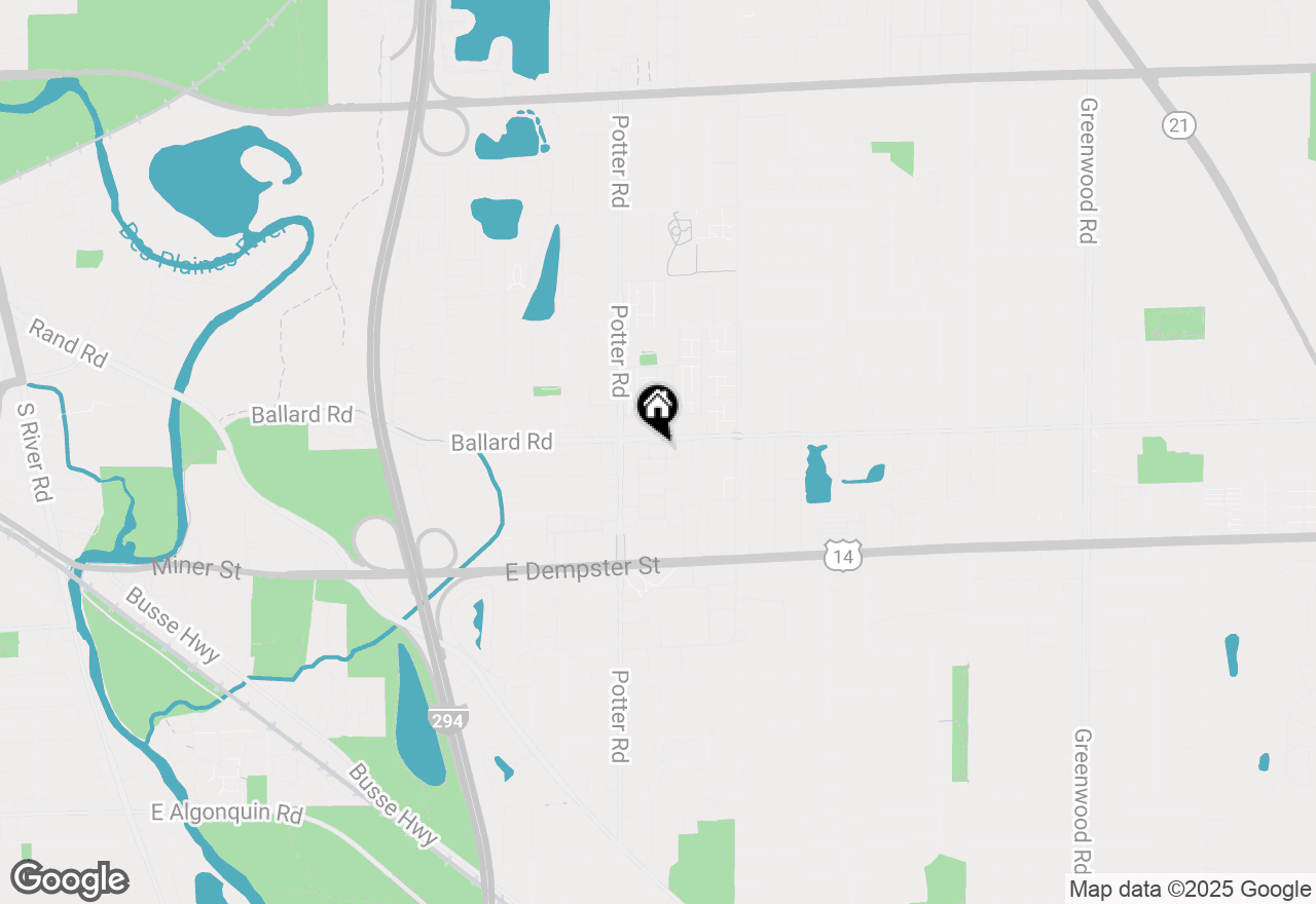 Map of 9355 Landings Lane #203, Des Plaines, IL 60016