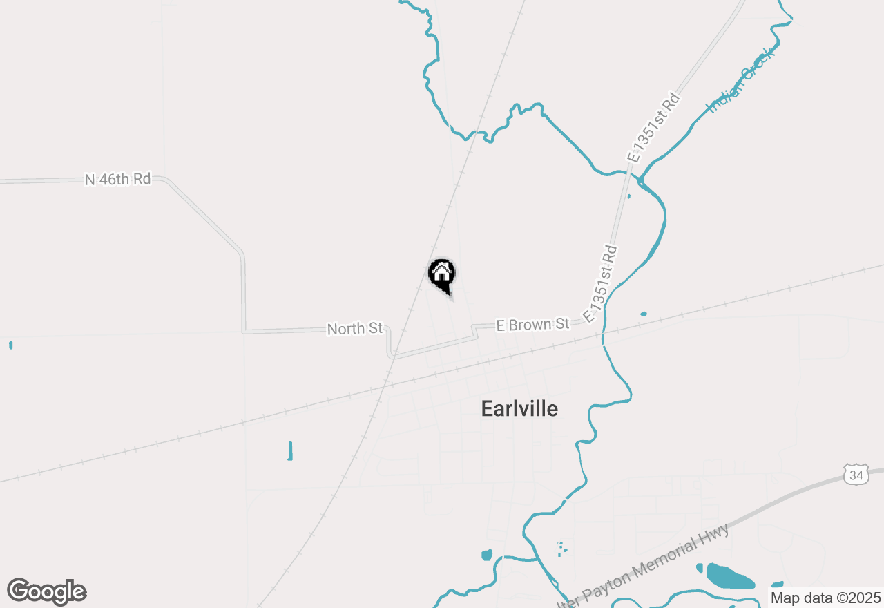 Map of 402 N 2nd Street, Earlville, IL 60518
