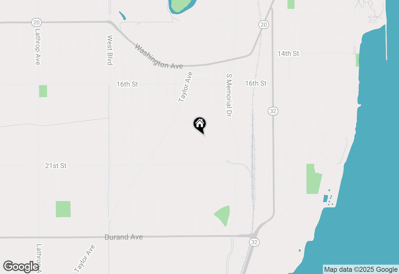 Map of 1911 Case Ave #1913, Racine, WI 53403