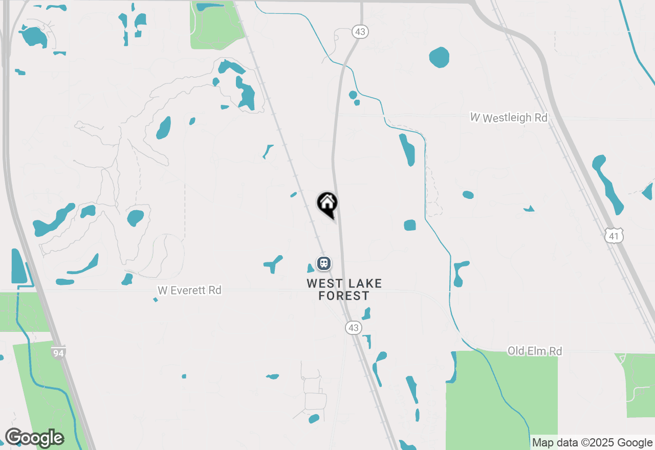 Map of 1118 Pine Oaks Circle, Lake Forest, IL 60045