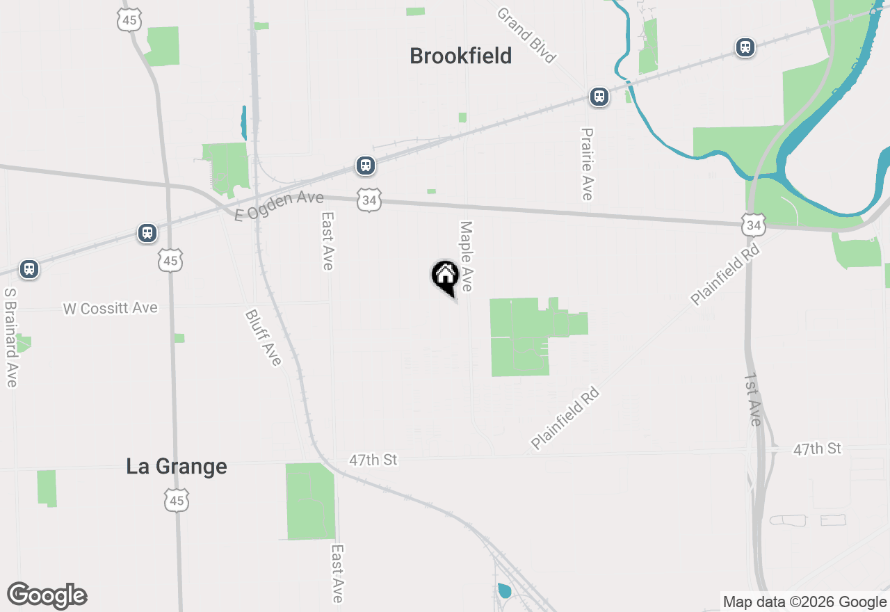 Map of 4304 Arthur Avenue, Brookfield, IL 60513