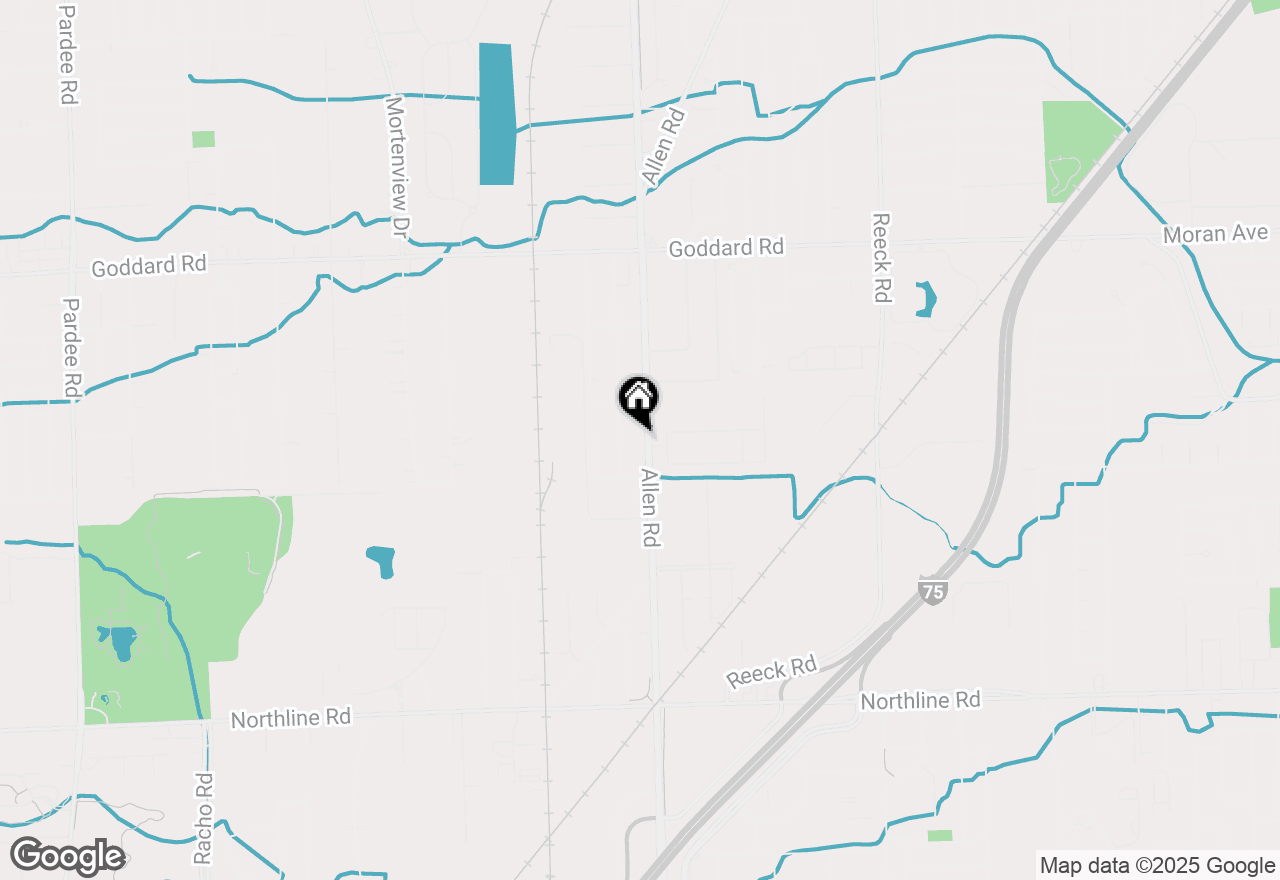 Map of 11680 Allen Road, Taylor, MI 48180