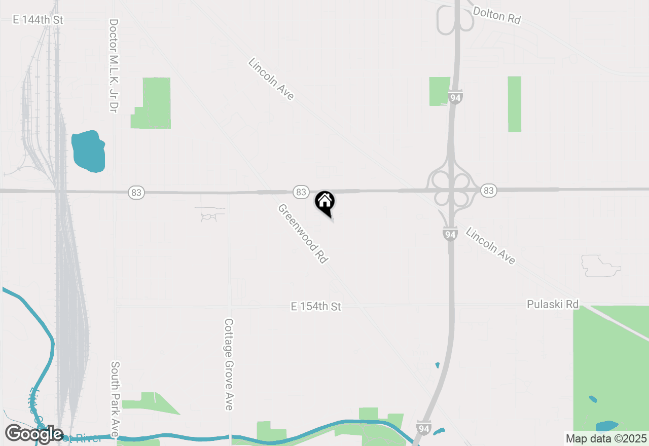 Map of 15100 University Avenue, Dolton, IL 60419