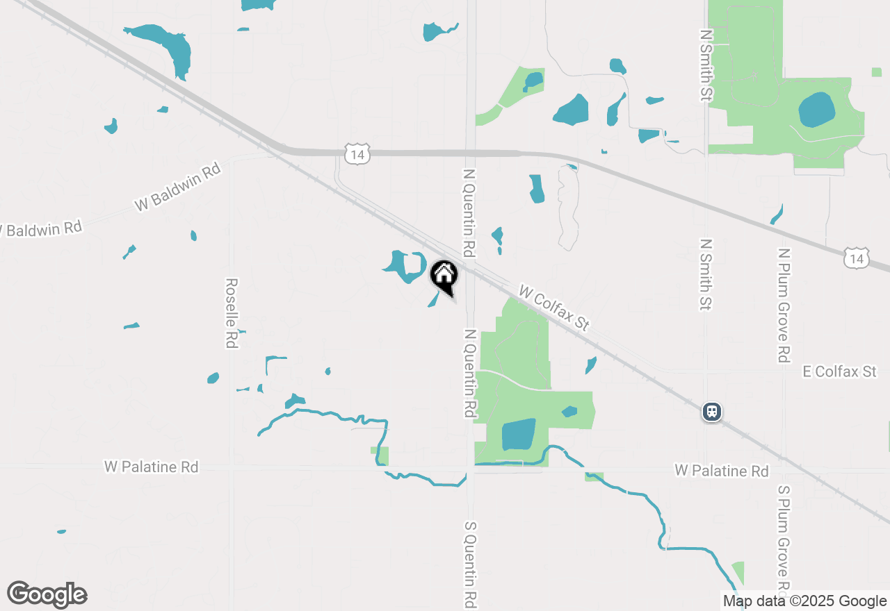 Map of 400 N Cambridge Drive #400, Palatine, IL 60067