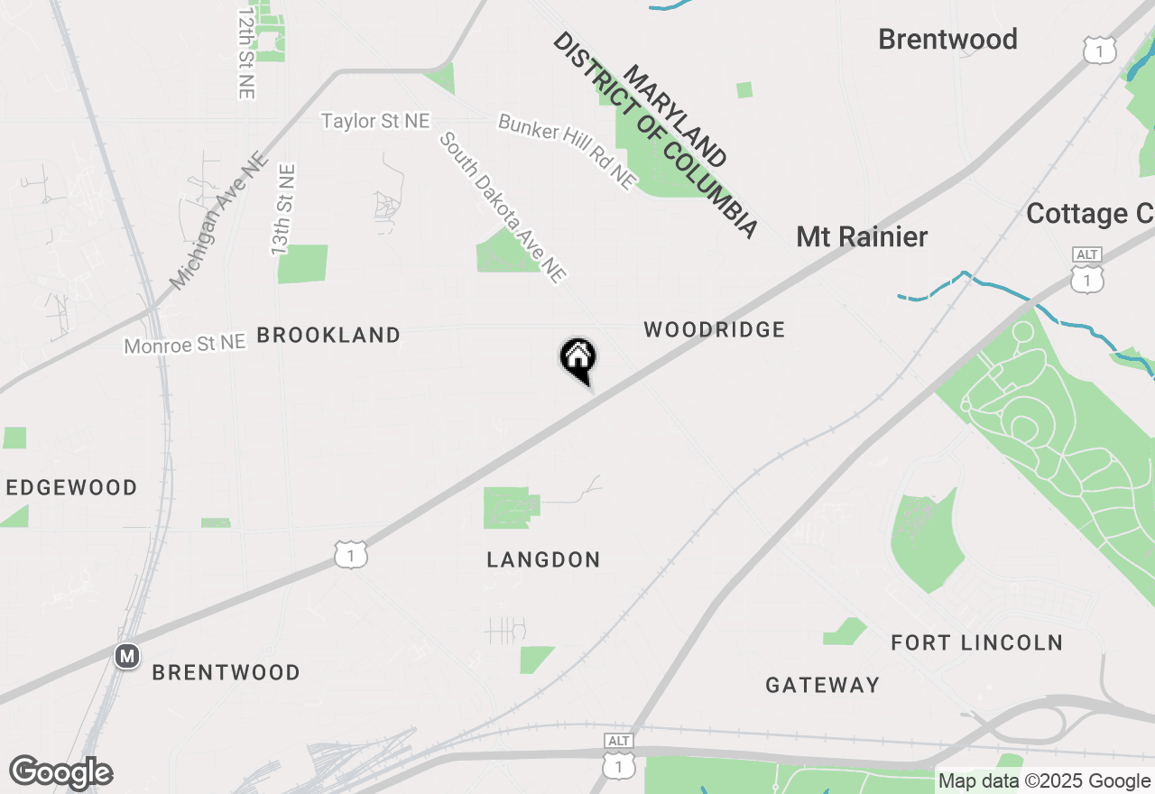 Map of 3200 22nd Street Ne #101, Washington, DC 20018