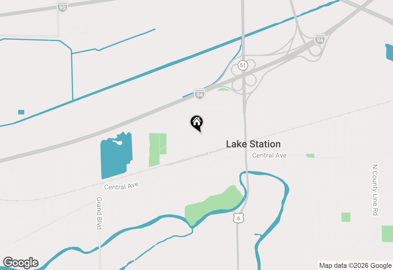 Map of 2266 Parke Street, Lake Station, IN 46405