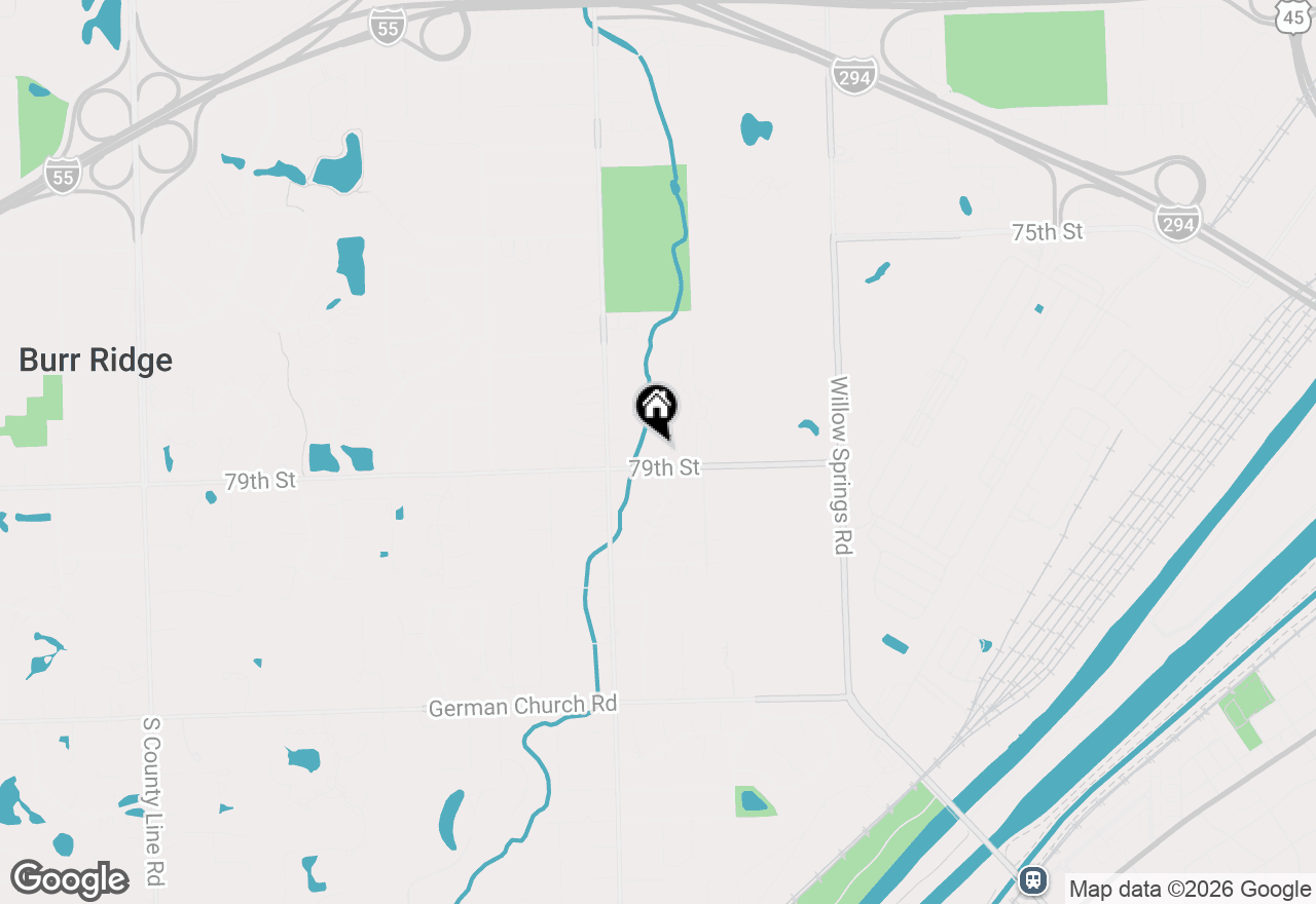 Map of 11110 79th Street, Willow Springs, IL 60525