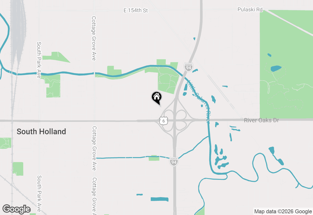 Map of 16101 Avalon Avenue, South Holland, IL 60473