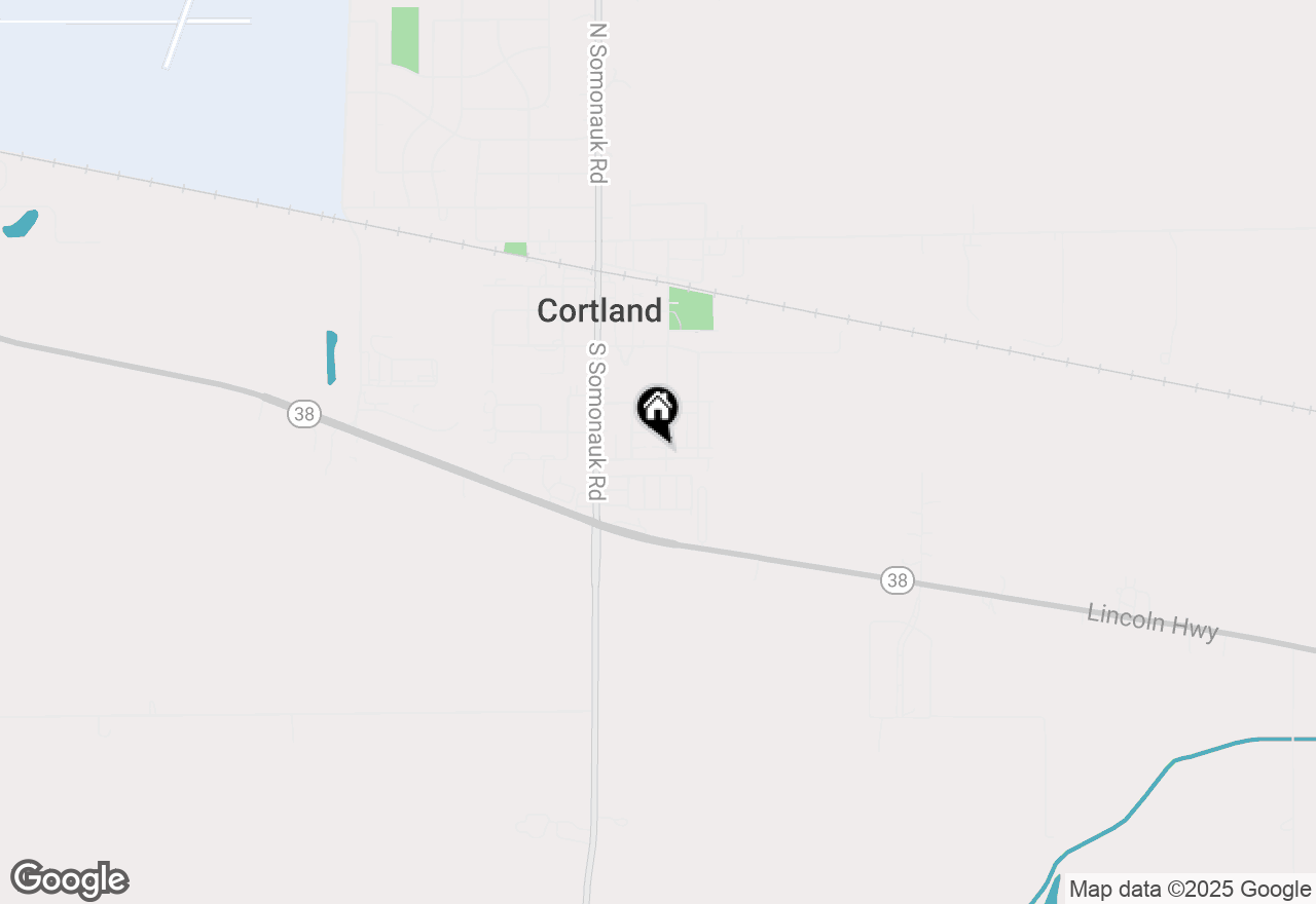 Map of 67 E Robinson Avenue, Cortland, IL 60112