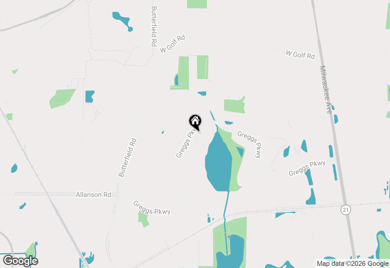 Map of 151 Palmer Circle, Vernon Hills, IL 60061