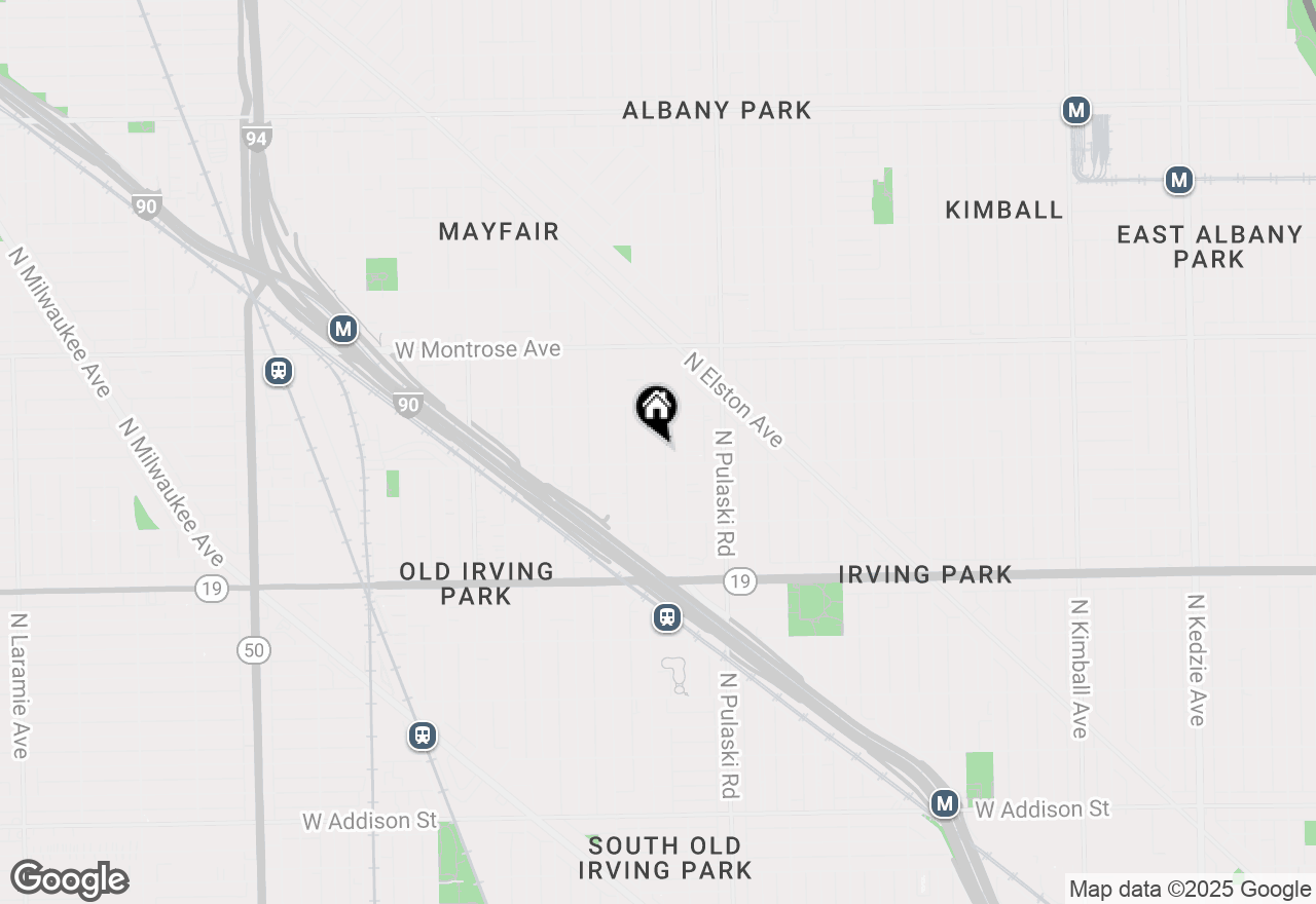 Map of 4205 N Kedvale Avenue #2B, Chicago, IL 60641