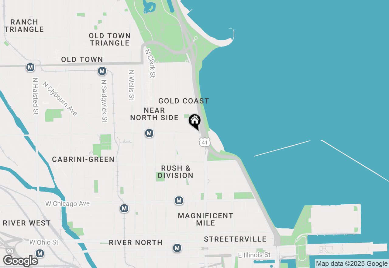 Map of 77 E Division Street #3, Chicago, IL 60610