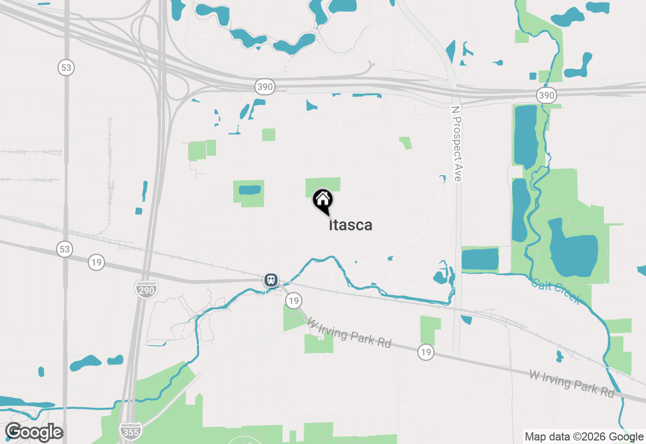 Map of 420 N Rush Street, Itasca, IL 60143