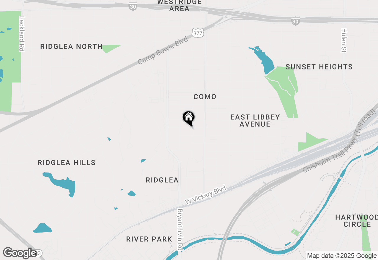 Map of 5809 Blackmore Avenue, Fort Worth, TX 76107