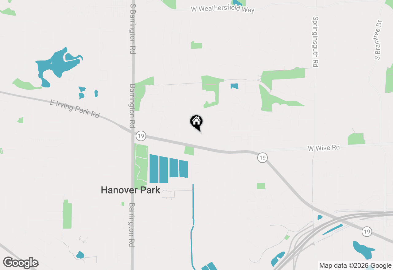 Map of 1115 Old Mill Lane, Hanover Park, IL 60133