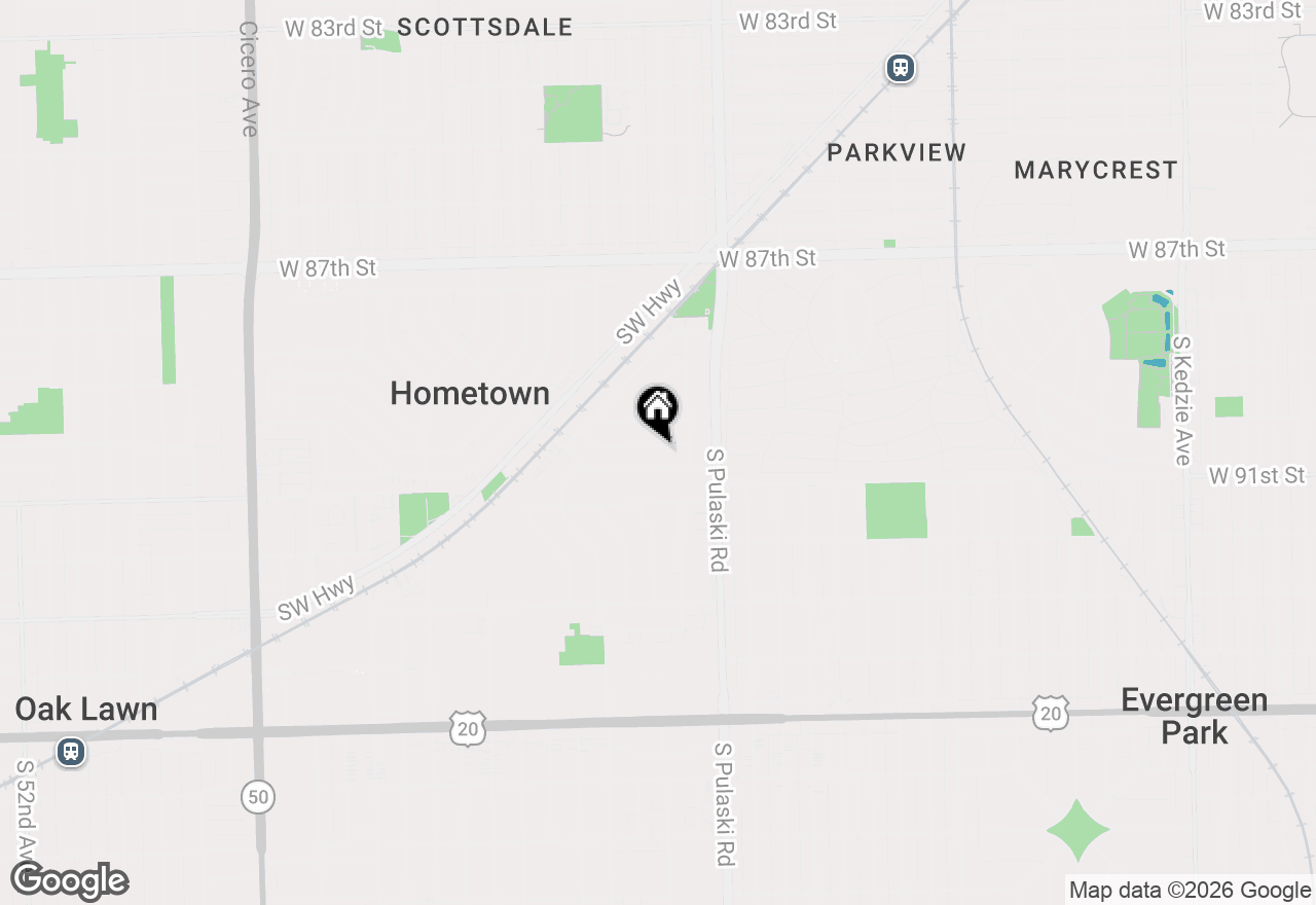 Map of 4059 W 90th Street, Hometown, IL 60456