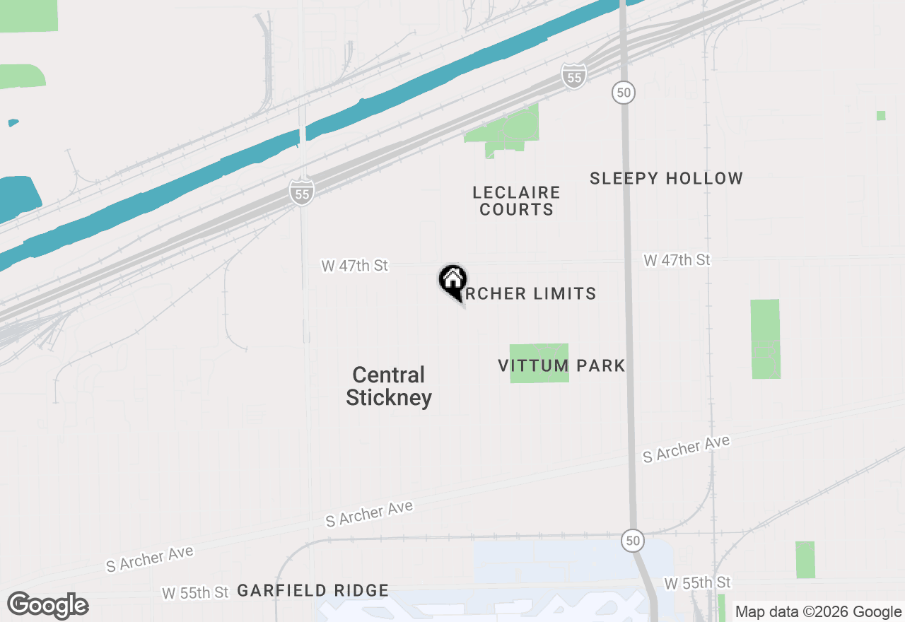 Map of 4805 S Latrobe Avenue, Chicago, IL 60638