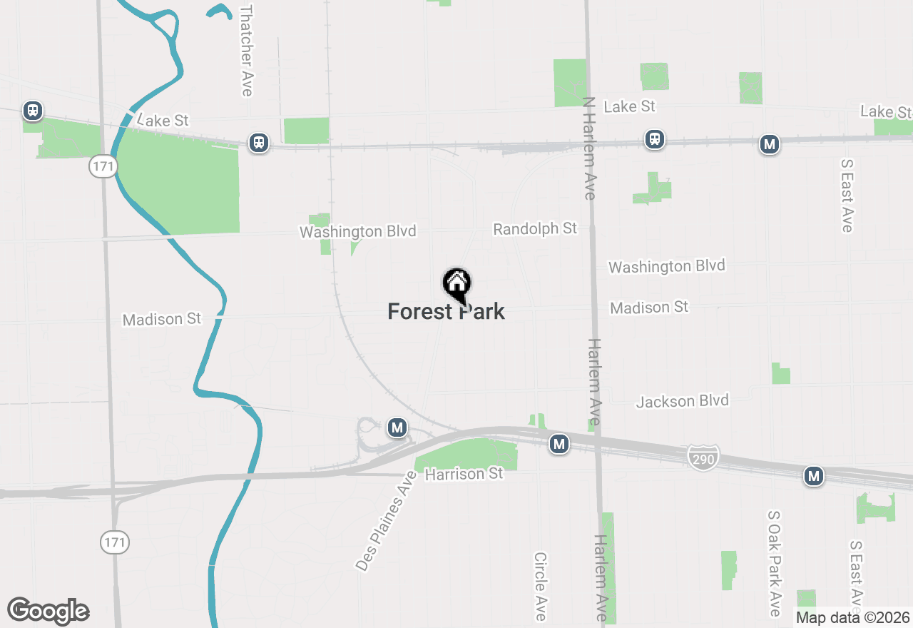 Map of 7518 Madison Street #C, Forest Park, IL 60130