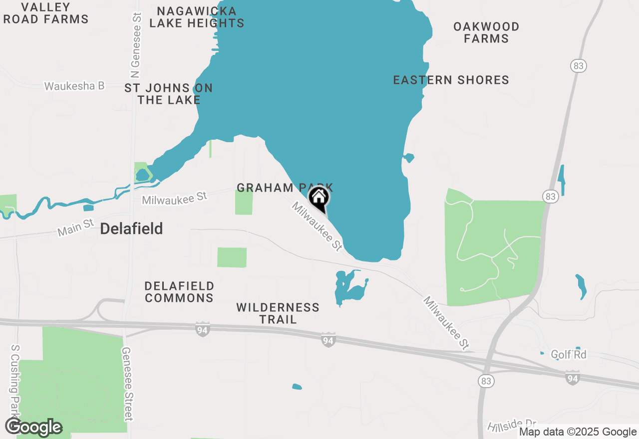 Map of 1503 Milwaukee St, Delafield, WI 53018