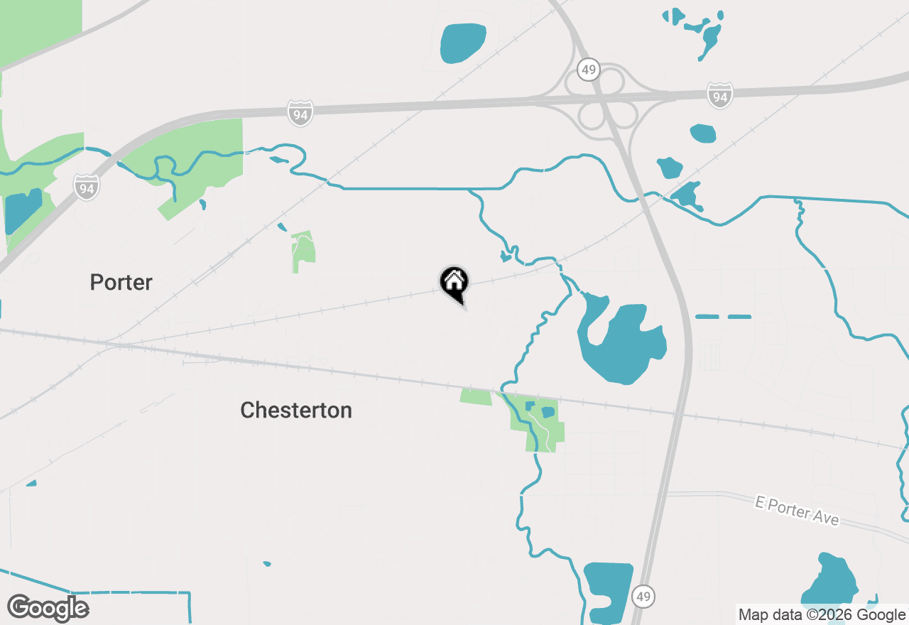 Map of 350 Brown Court, Chesterton, IN 46304