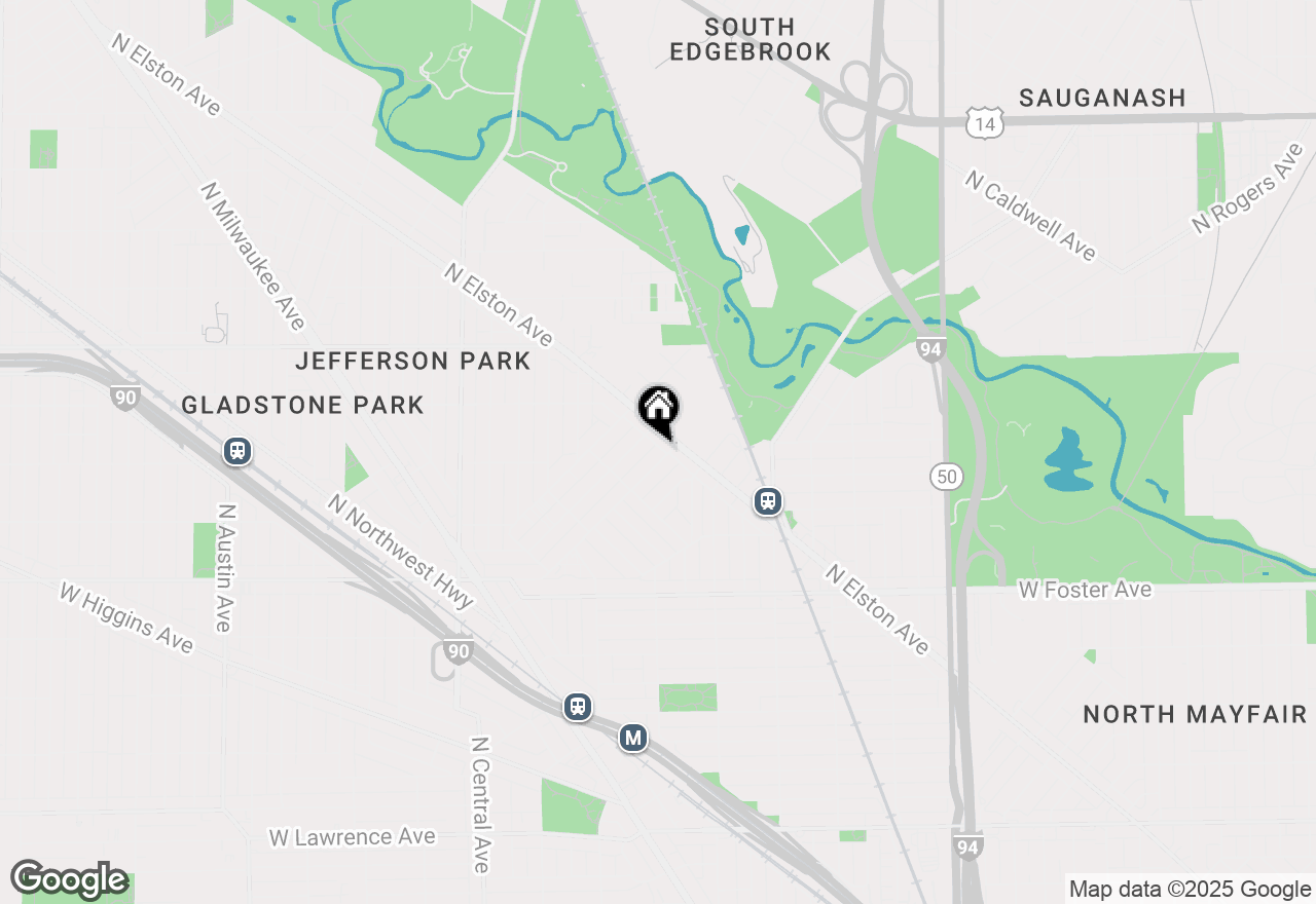 Map of 5448 N Lieb Avenue, Chicago, IL 60630