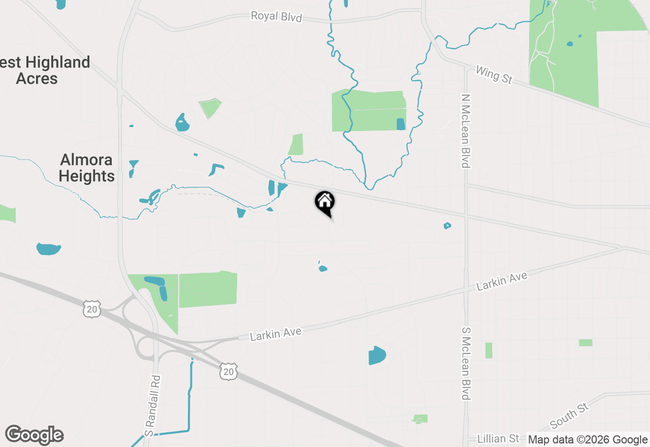 Map of 196 N Lyle Avenue, Elgin, IL 60123