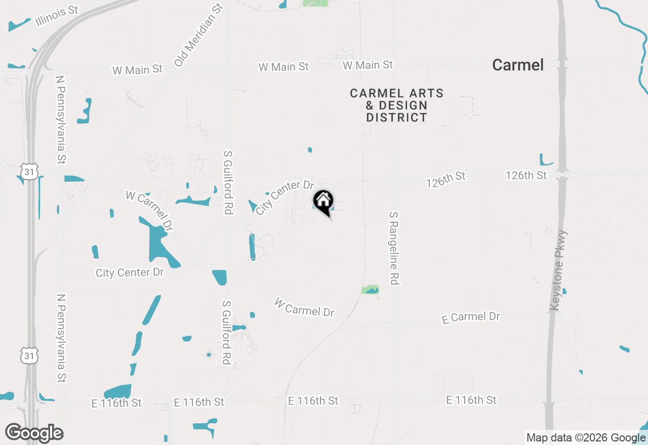 Map of 464 American Way S, Carmel, IN 46032