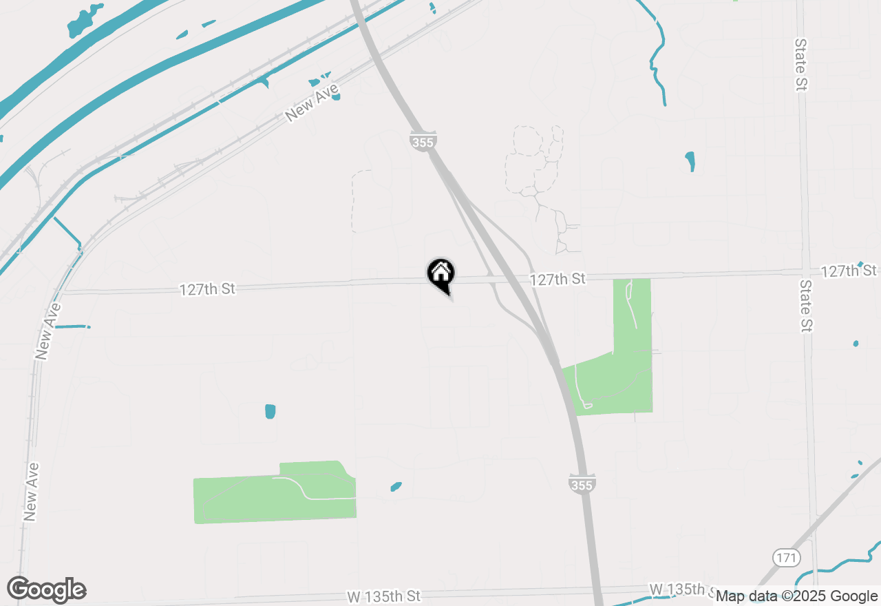 Map of 16541 Kayla Drive, Lemont, IL 60439