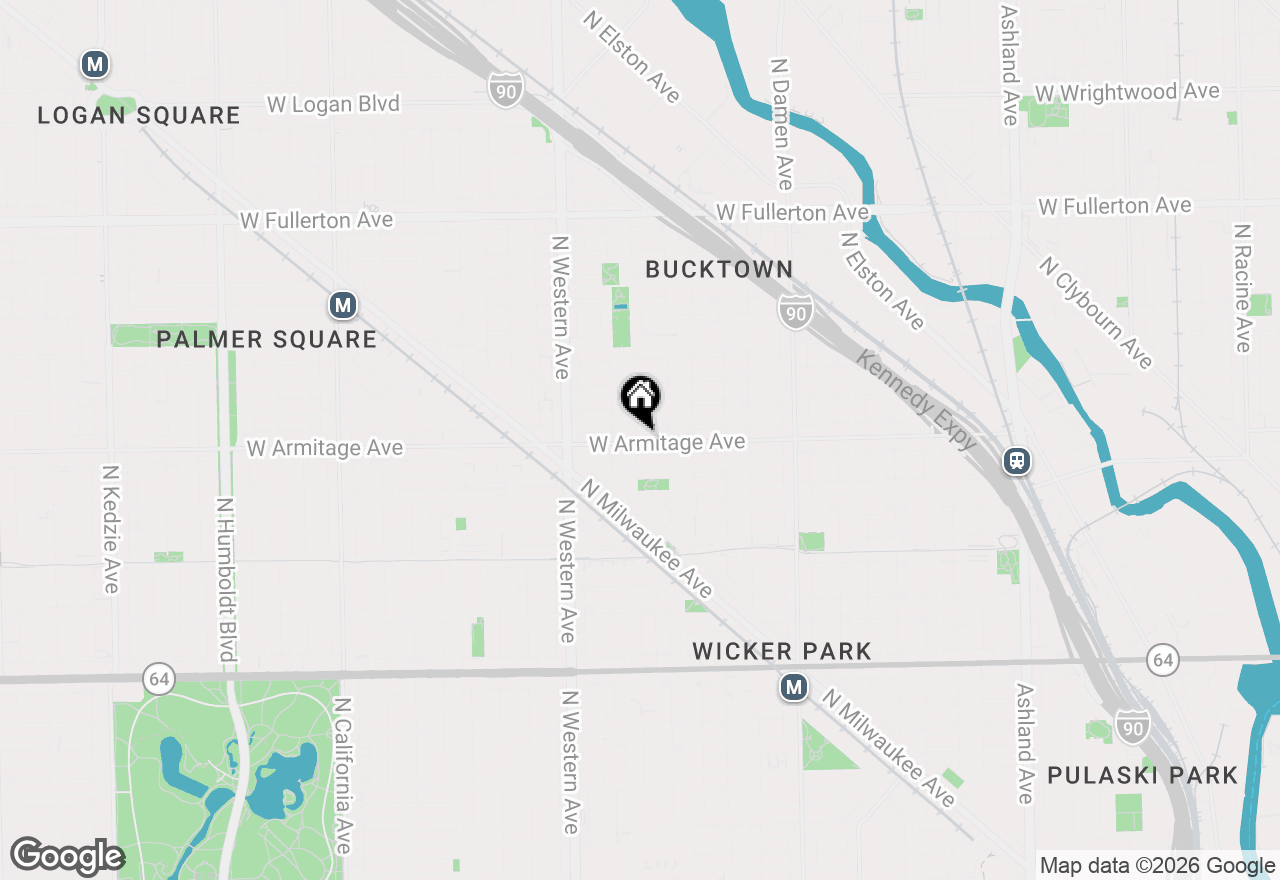 Map of 2244 W Armitage Avenue, Chicago, IL 60647