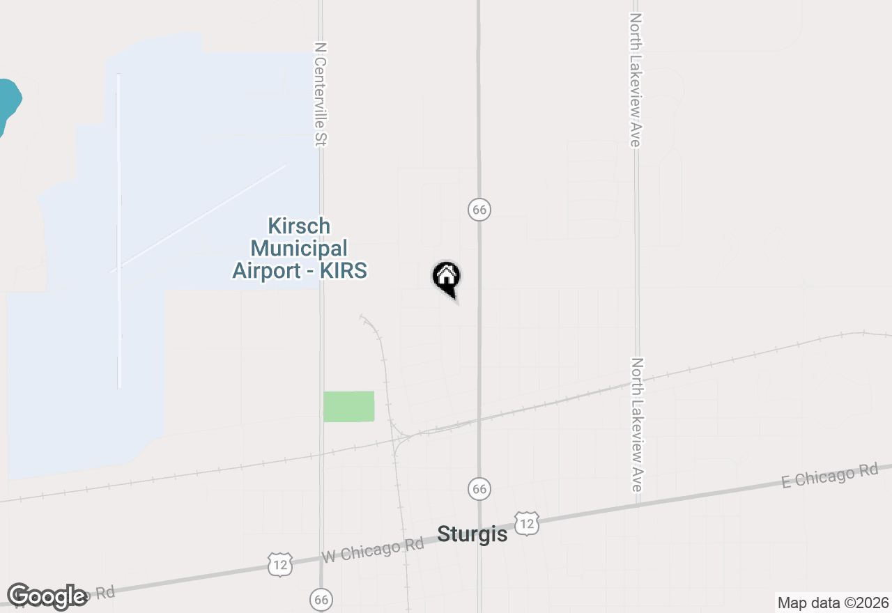 Map of 817 Market Street, Sturgis, MI 49091