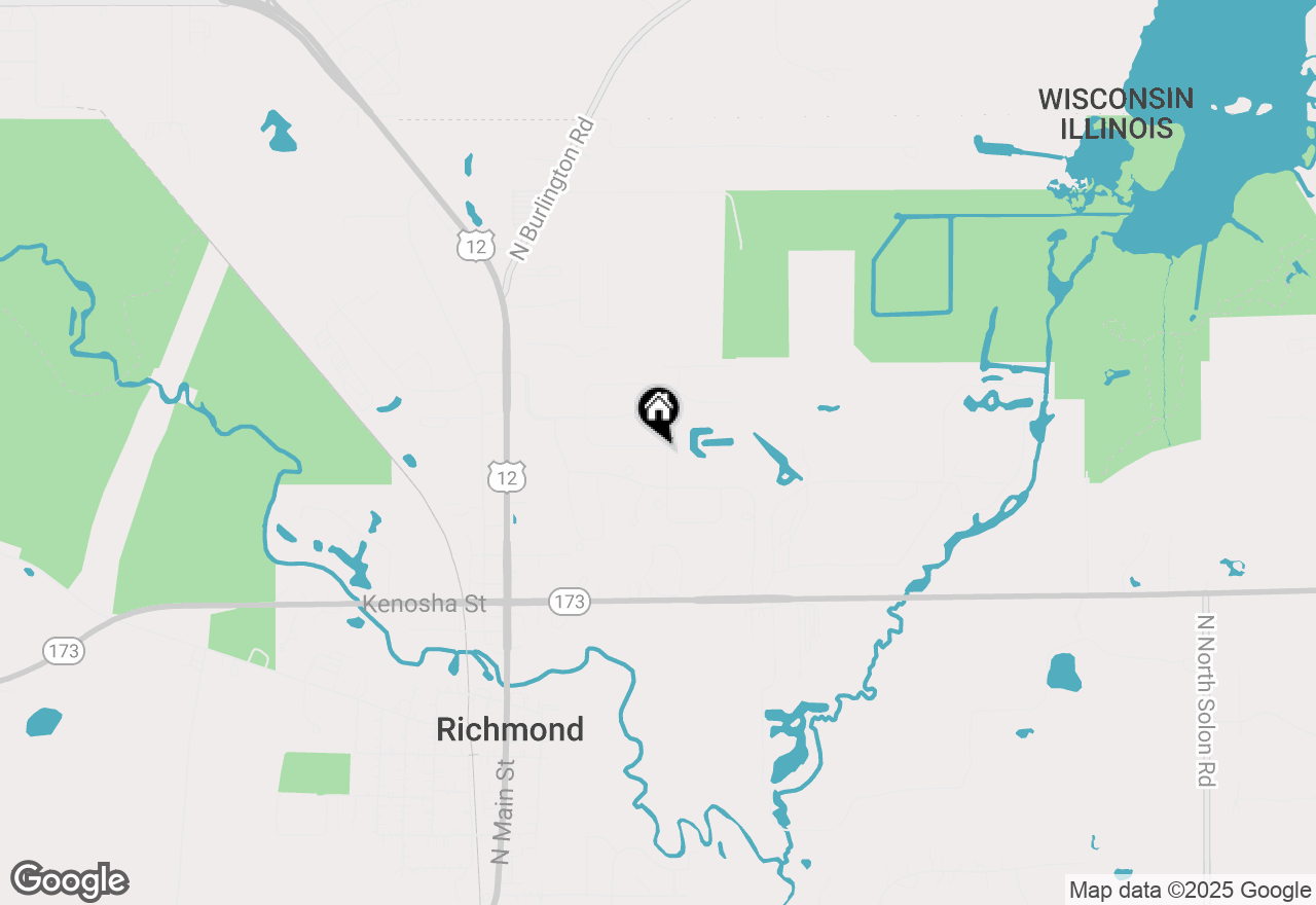 Map of 10817 Quail Crossing, Richmond, IL 60071