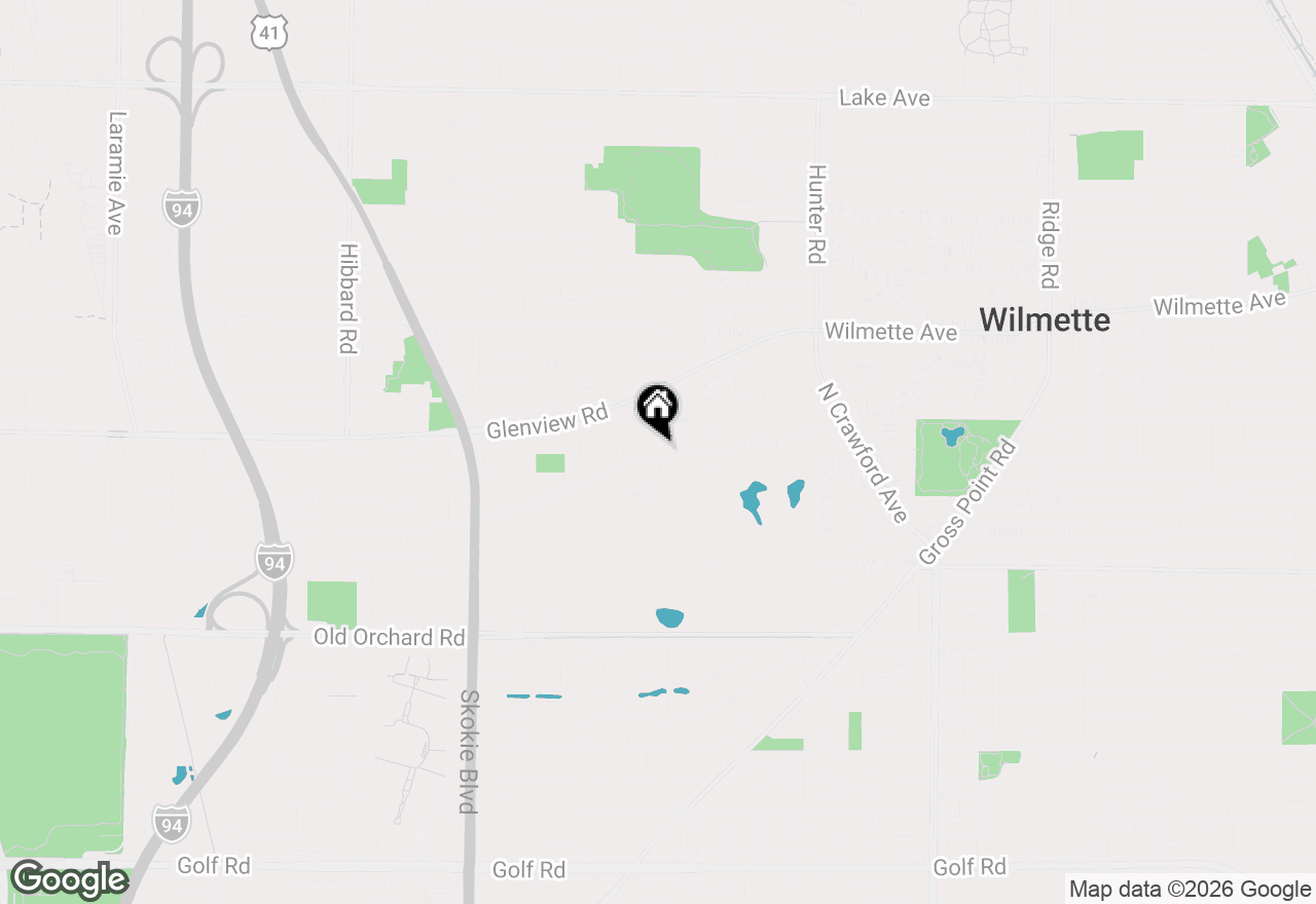 Map of 2530 Old Glenview Road, Wilmette, IL 60091