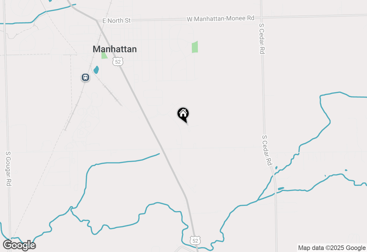 Map of 14910 W Knight Way, Manhattan, IL 60442