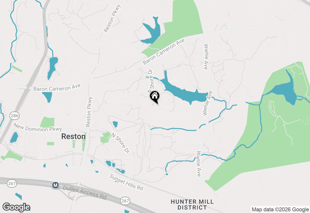 Map of 11500 Fairway Drive #402, Reston, VA 20190