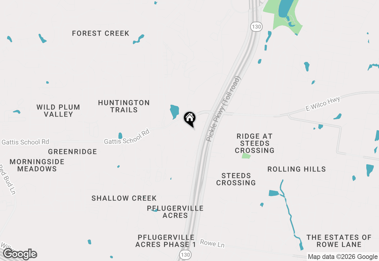 Map of 1505 Augusta Bend Dr, Hutto, TX 78634