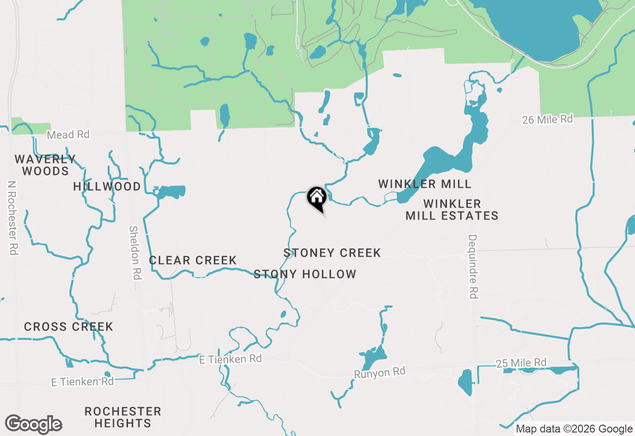 Map of 1600 Mill Race, Rochester Hills, MI 48306