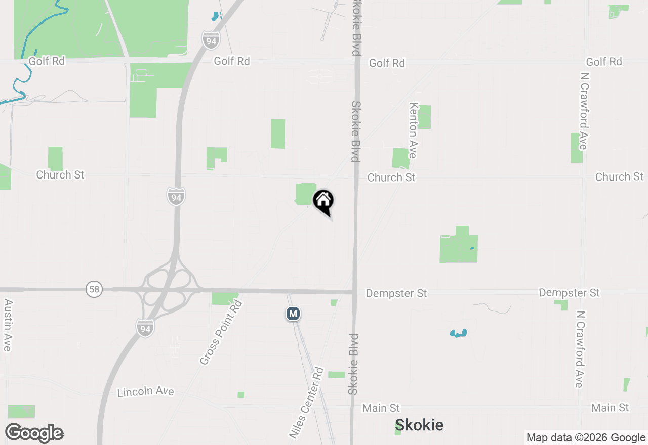 Map of 9020 Lamon Avenue #GW, Skokie, IL 60077