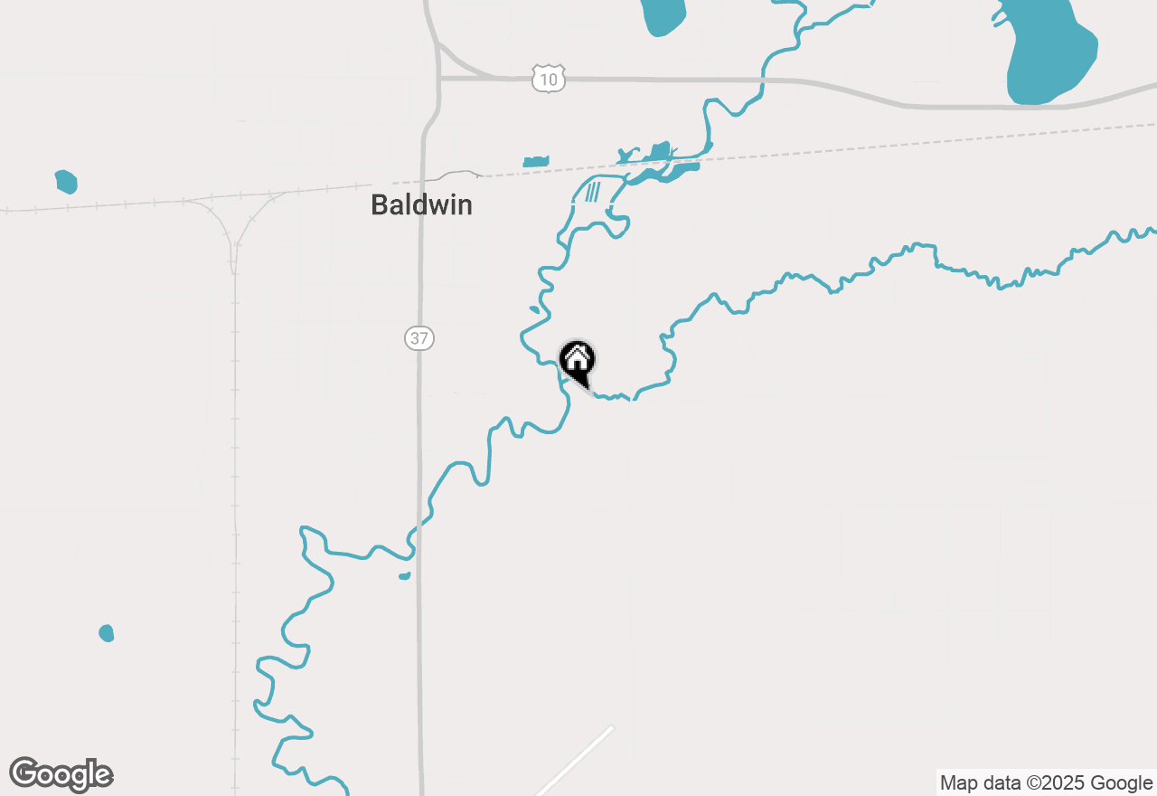 Map of 2112 W Bal-san Drive, Baldwin, MI 49304