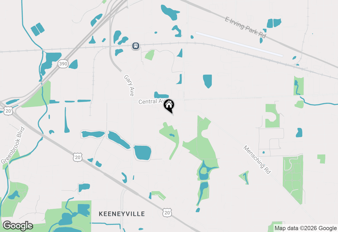 Map of 110 Andover Drive, Roselle, IL 60172