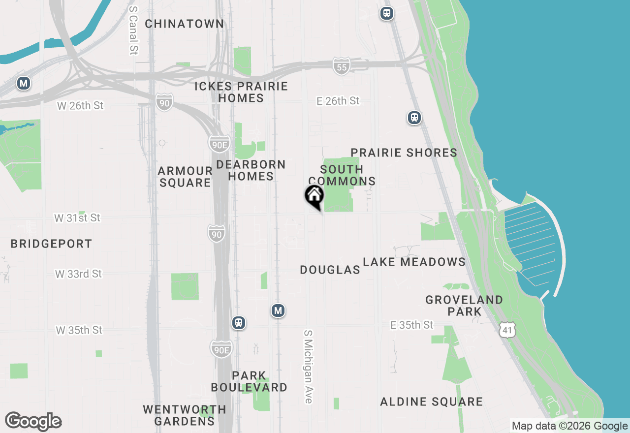 Map of 3120 S Indiana Avenue #207, Chicago, IL 60616