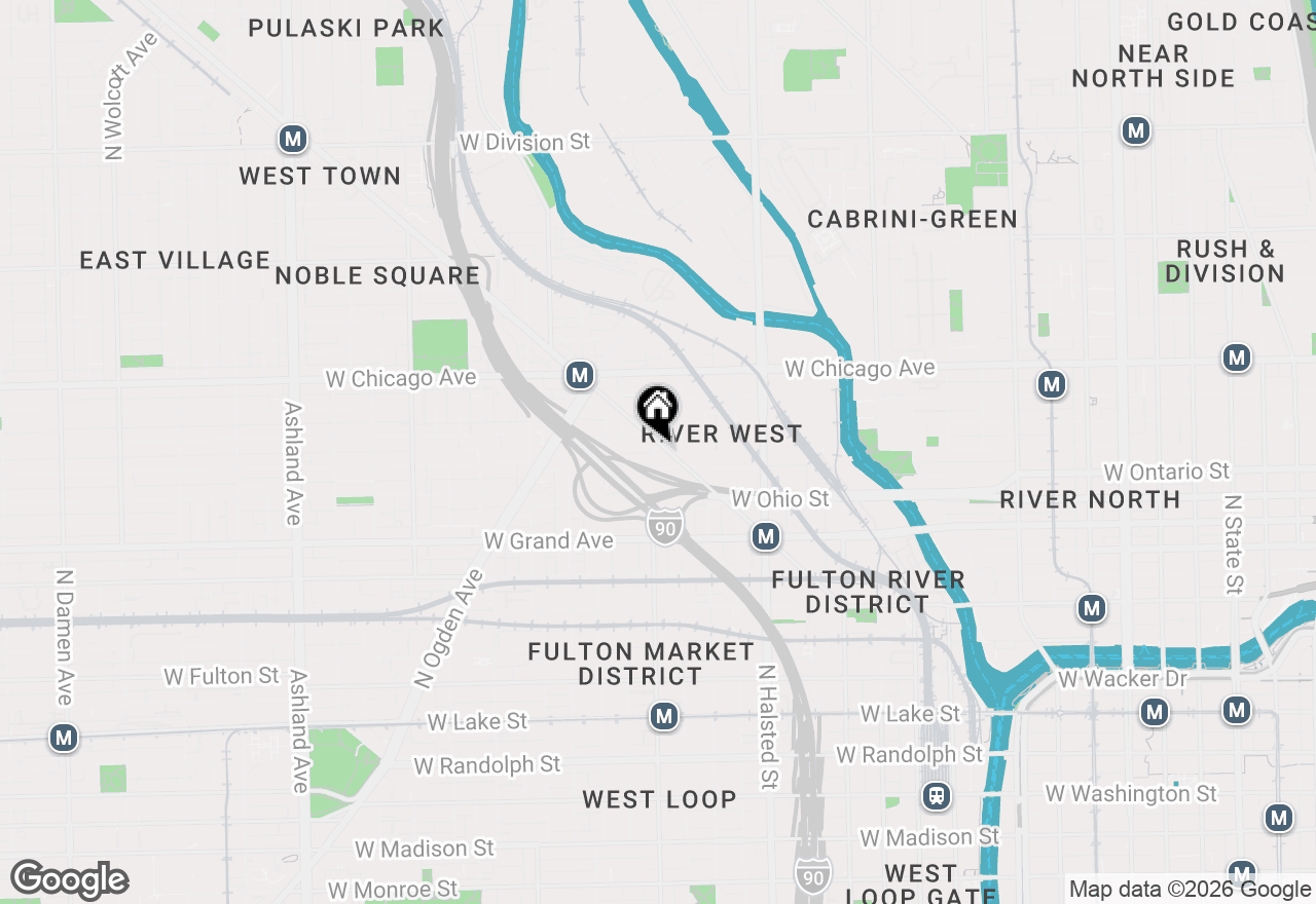 Map of 680 N Milwaukee Avenue #503, Chicago, IL 60642