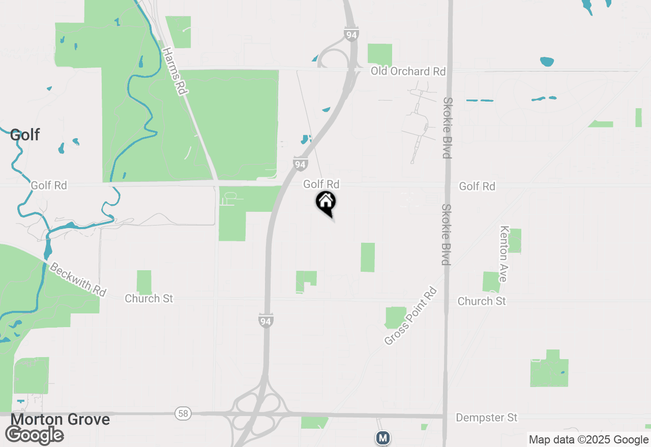 Map of 5212 Harmswood Terrace, Skokie, IL 60077