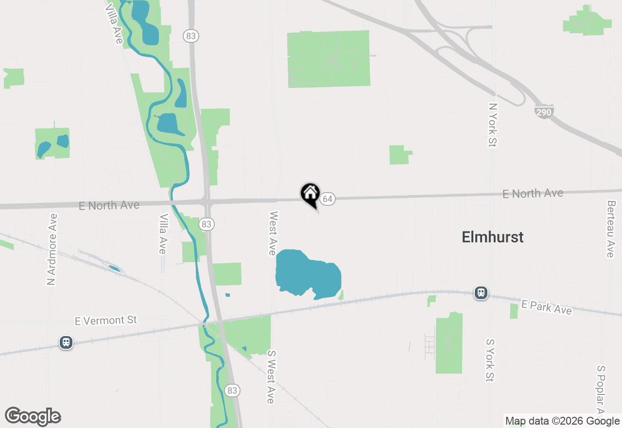 Map of 261 N Highview Avenue, Elmhurst, IL 60126