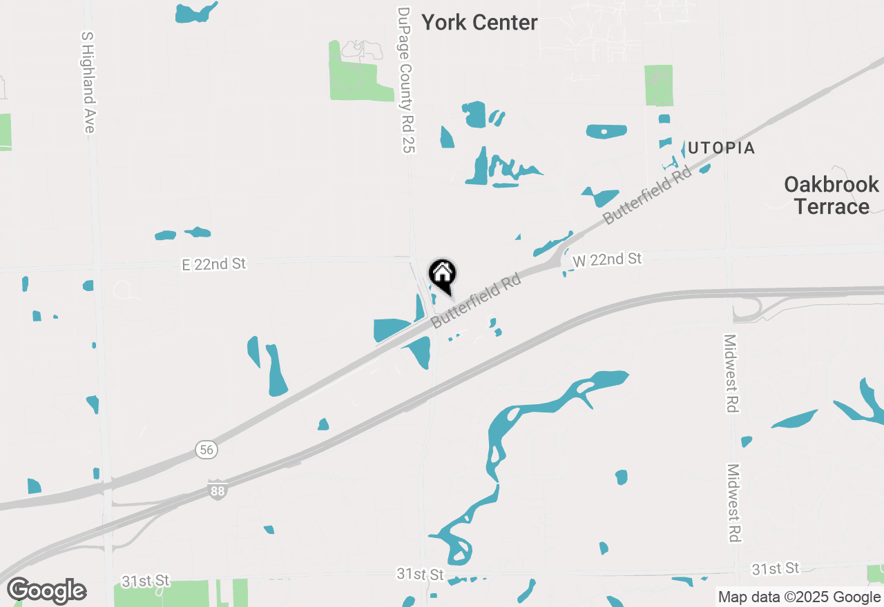 Map of 5 N Tower Road, Oak Brook, IL 60523