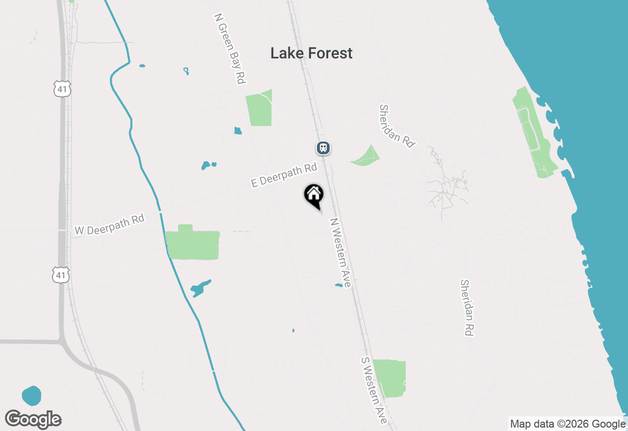 Map of 274 Vine Avenue, Lake Forest, IL 60045