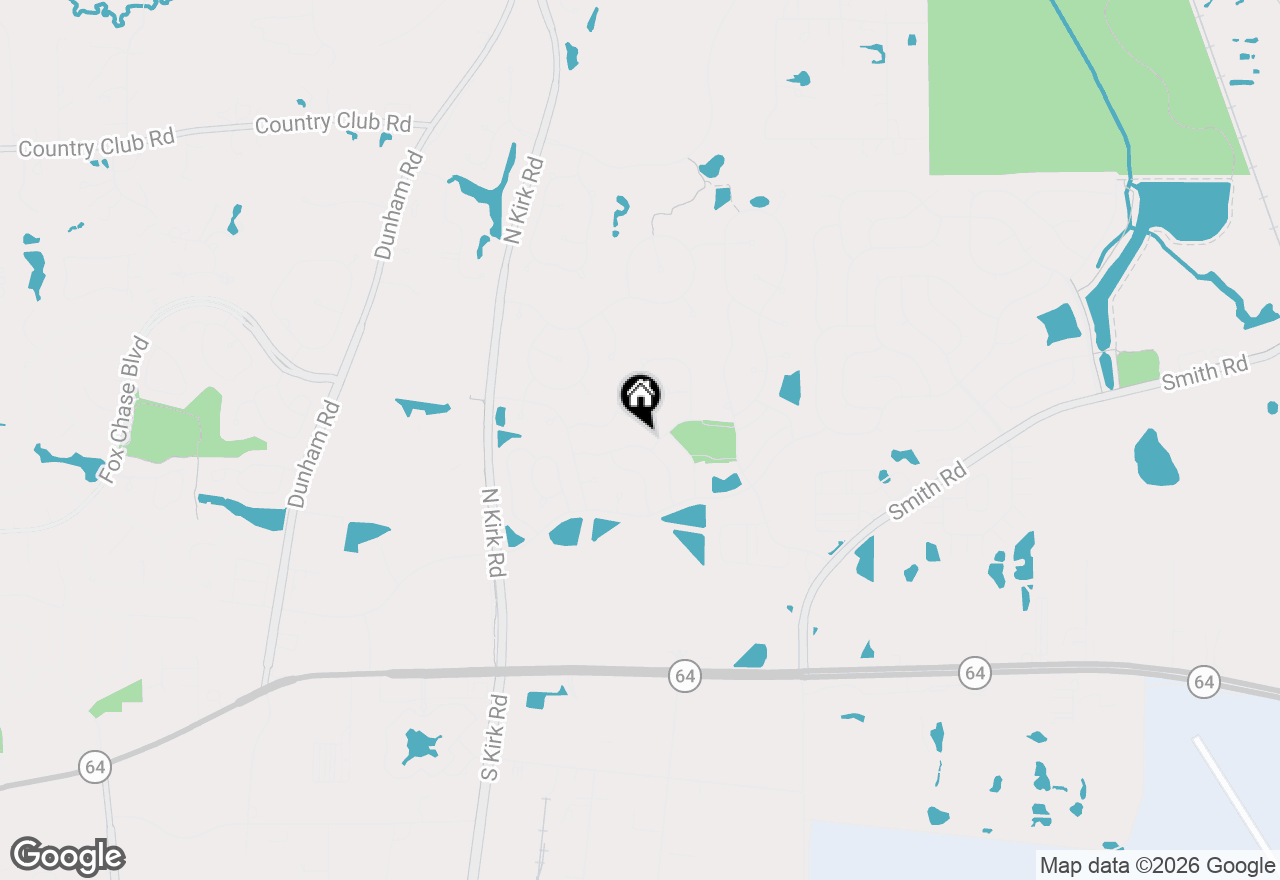 Map of 3218 Blackhawk Trail, St. Charles, IL 60174