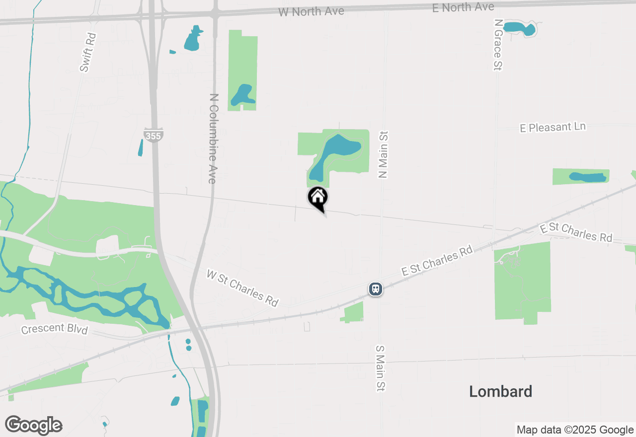 Map of 137 N Elizabeth Street, Lombard, IL 60148