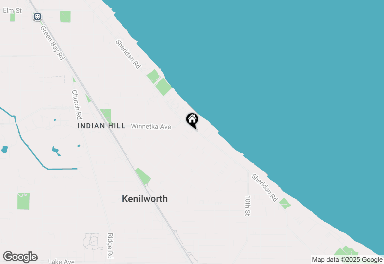 Map of 424 Sheridan Road, Kenilworth, IL 60043