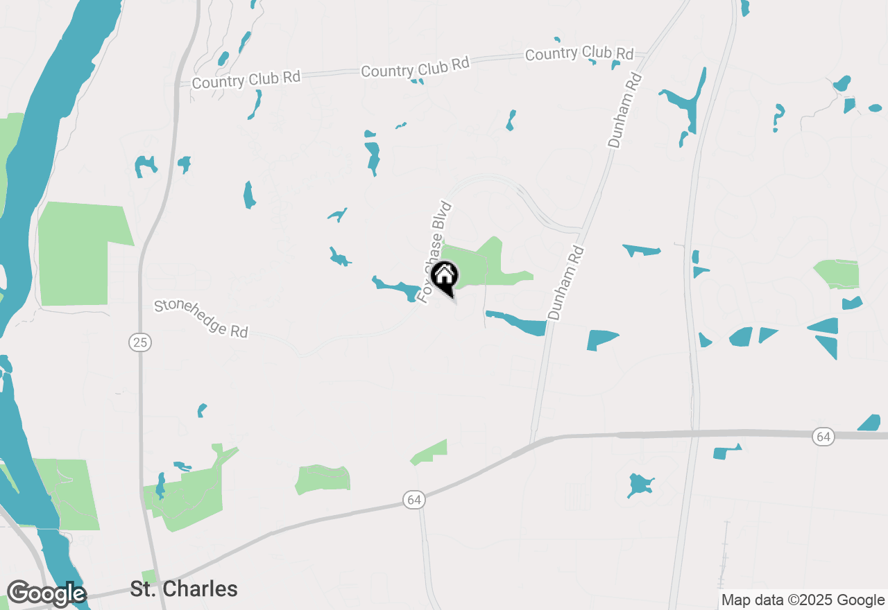 Map of 1104 Adare Court, St. Charles, IL 60174